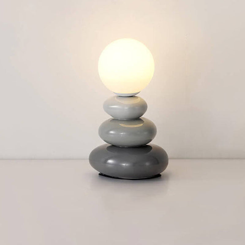 Nyvra Modern LED Stone Table Lamp – USB Powered Nordic Design Lighting