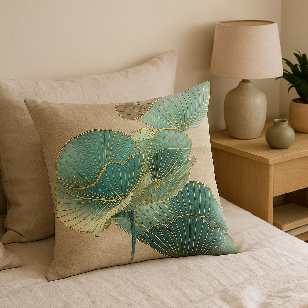 Judan Floral Cushion Cover – Artistic Design for Elegant Home Decor