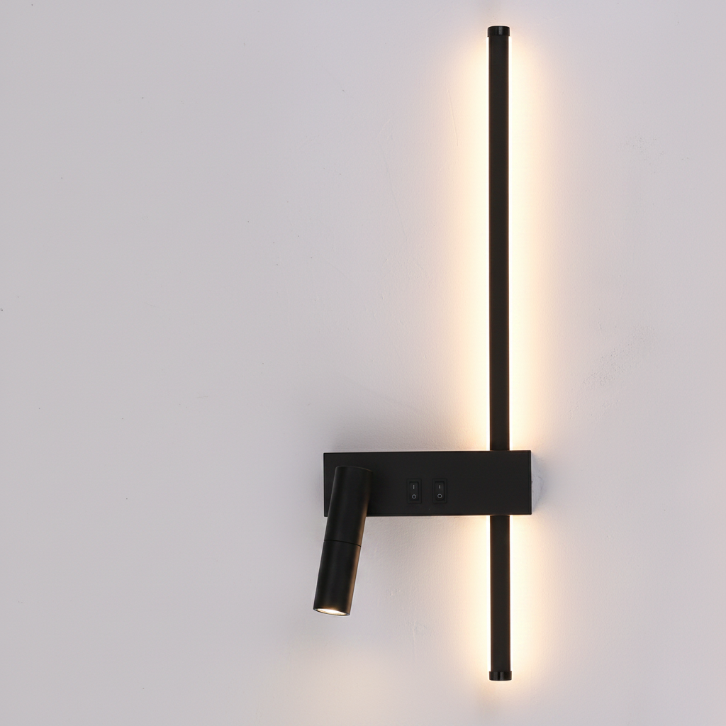 Velnora Scandinavian Wall Bedside Lamp – Minimalist Modern Reading Light