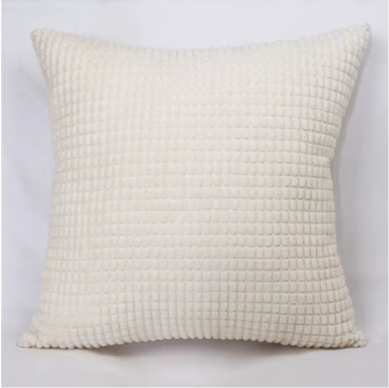 Kalisse Large Brown Cushion Cover – Textured Polyester for Stylish Home Decor
