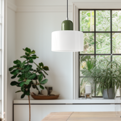 Selvra Glass Globe Pendant Light – Nordic Adjustable Ceiling Lamp for Modern Interiors