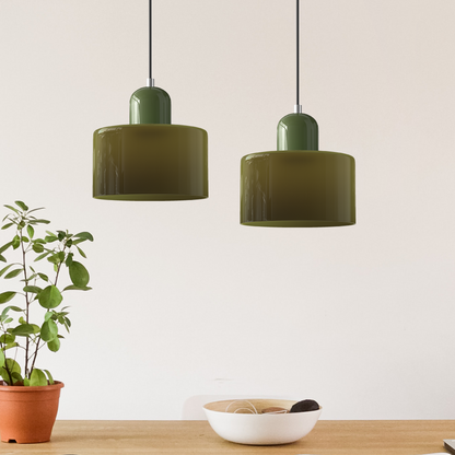 Selvra Glass Globe Pendant Light – Nordic Adjustable Ceiling Lamp for Modern Interiors