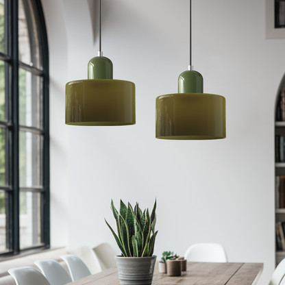 Selvra Glass Globe Pendant Light – Nordic Adjustable Ceiling Lamp for Modern Interiors