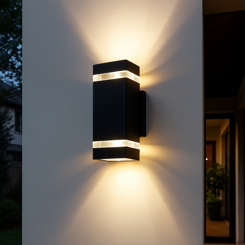 Arvento Duo Beam Up Down LED Wall Light for Outdoor Architecture