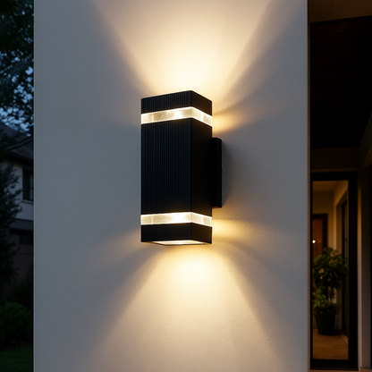 Arvento Duo Beam Up Down LED Wall Light for Outdoor Architecture