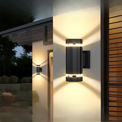 Arvento Duo Beam Up Down LED Wall Light for Outdoor Architecture
