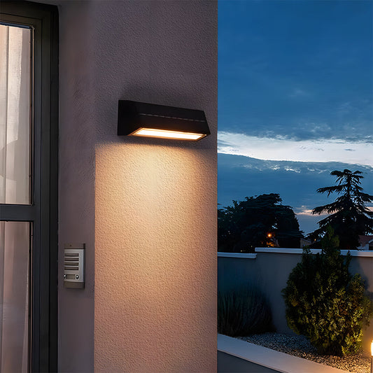Virelix Solar Acrylic Wall Light – Modern Waterproof Outdoor Garden Illumination