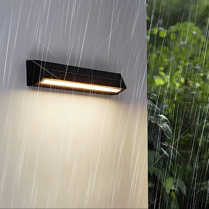 Virelix Solar Acrylic Wall Light – Modern Waterproof Outdoor Garden Illumination