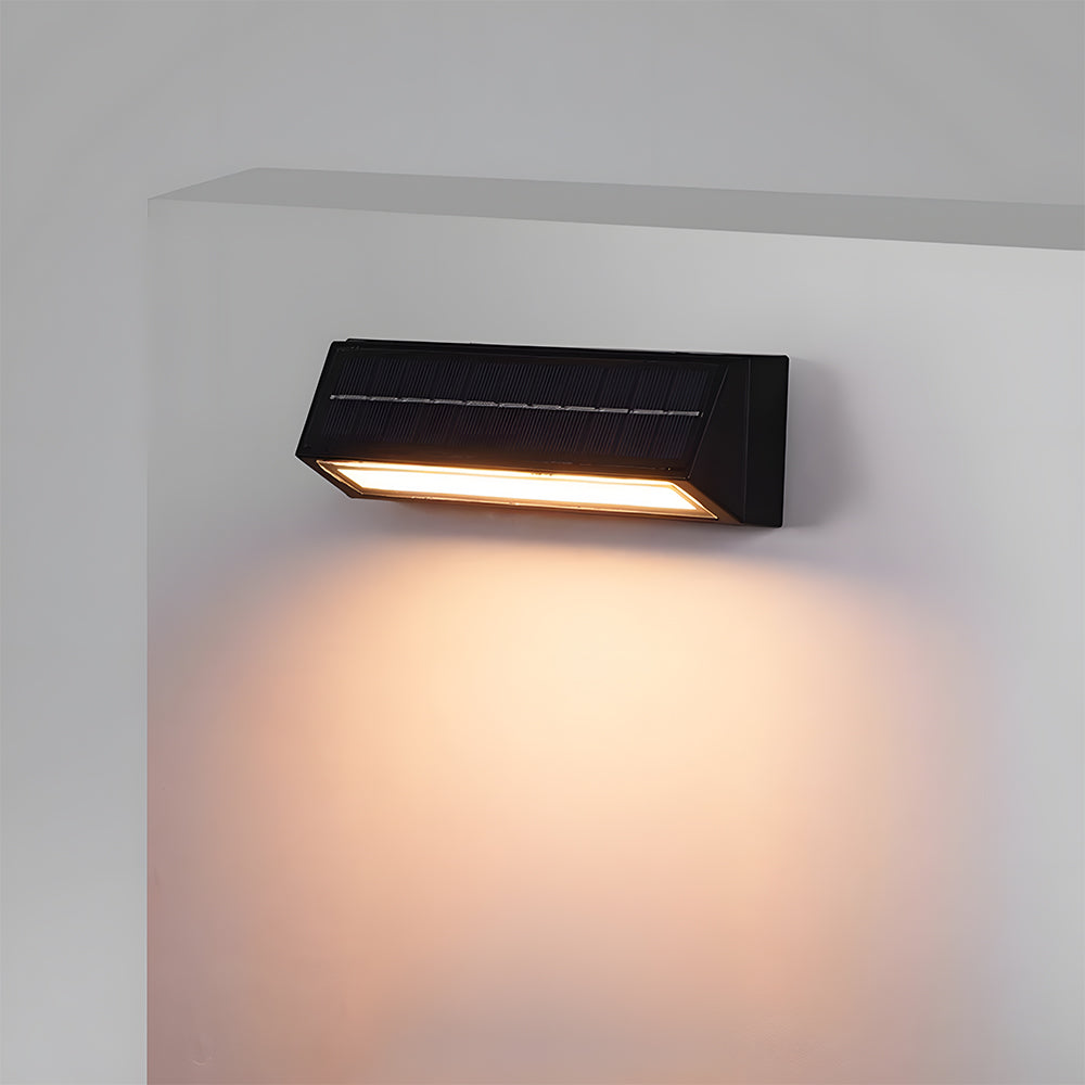 Virelix Solar Acrylic Wall Light – Modern Waterproof Outdoor Garden Illumination