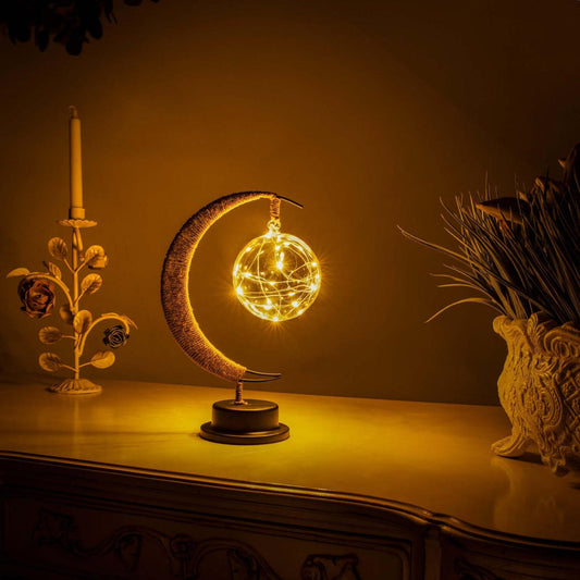 Selene Enchanting Moon Lamp LED Night Light for Tranquil Bedroom Decor