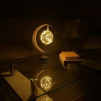 Selene Enchanting Moon Lamp LED Night Light for Tranquil Bedroom Decor