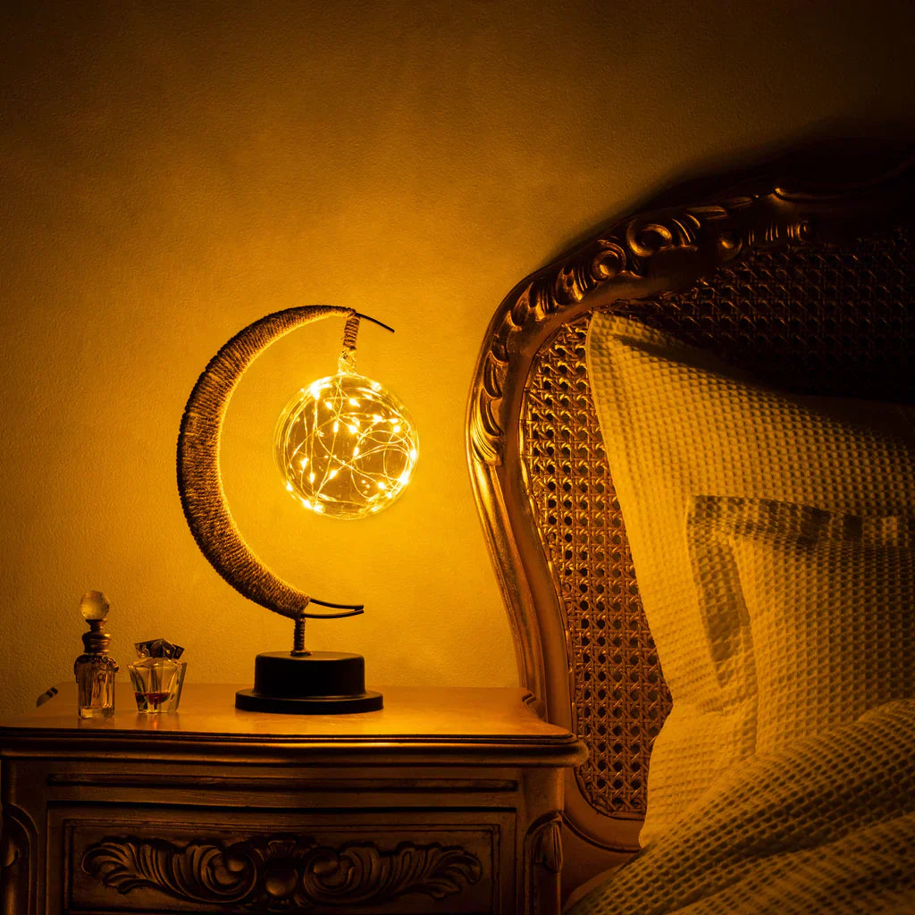 Selene Enchanting Moon Lamp LED Night Light for Tranquil Bedroom Decor