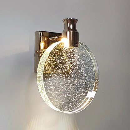 Serelune Elegant Wall Sconce – Water Drop Glass Design for Warm Ambient Lighting