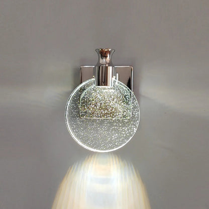 Serelune Elegant Wall Sconce – Water Drop Glass Design for Warm Ambient Lighting