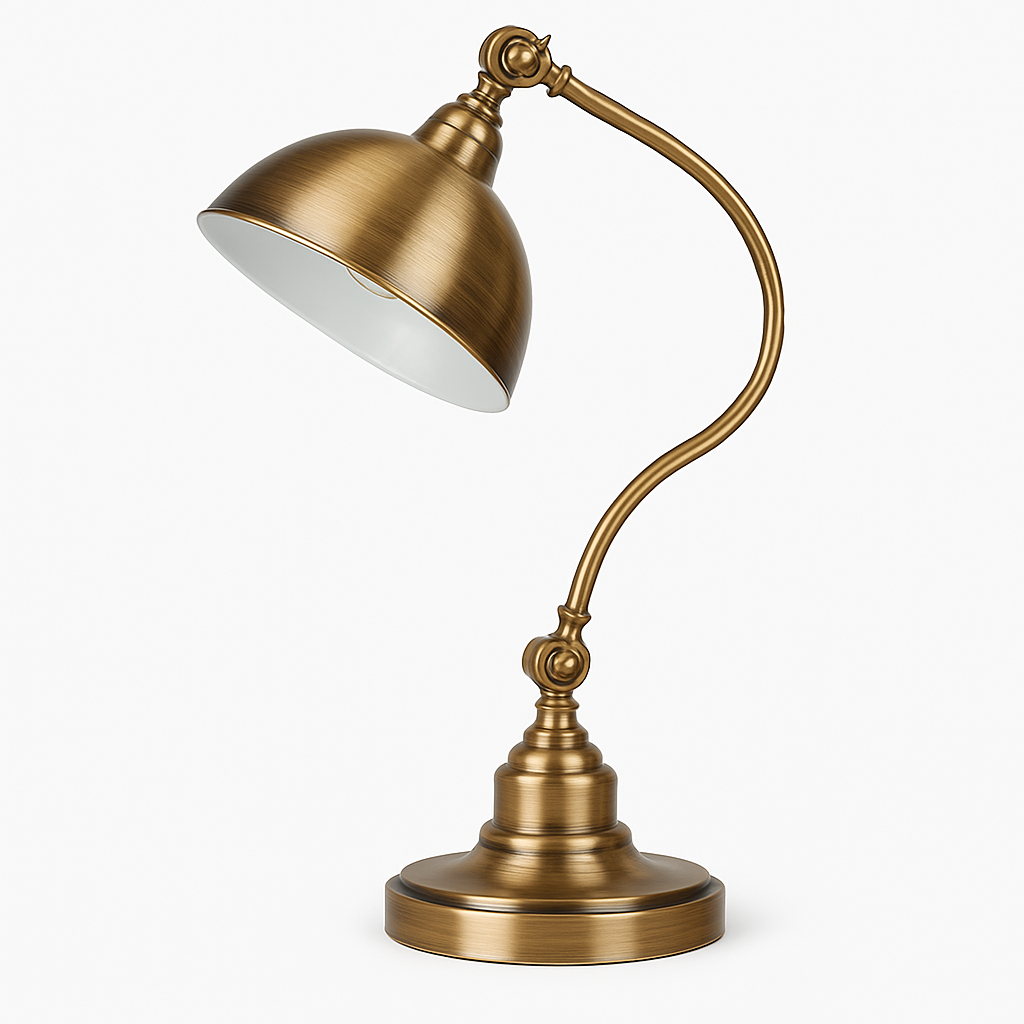 Corvane Rustic LED Table Lamp – Stylish Lighting for Bedroom and Desk