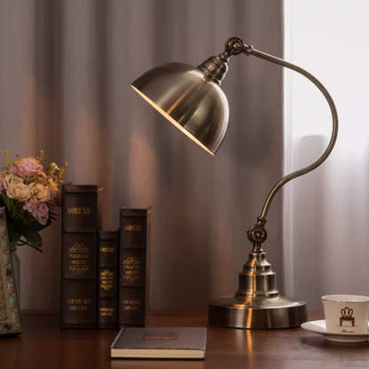 Corvane Rustic LED Table Lamp – Stylish Lighting for Bedroom and Desk