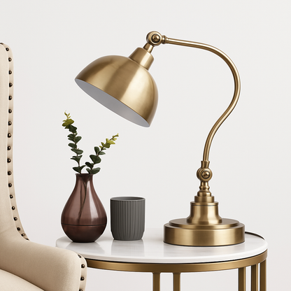 Corvane Rustic LED Table Lamp – Stylish Lighting for Bedroom and Desk