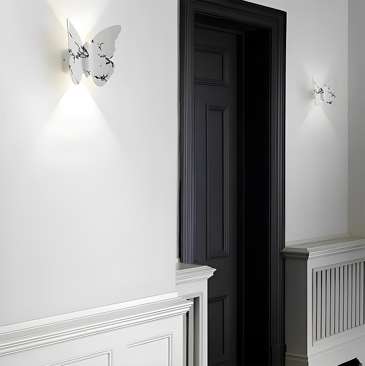 Auralith Butterfly Shape LED Outdoor Wall Lamp – Artistic Garden Wall Light for Ambient Illumination
