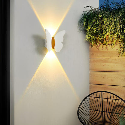 Auralith Butterfly Shape LED Outdoor Wall Lamp – Artistic Garden Wall Light for Ambient Illumination
