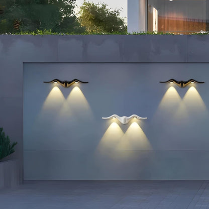 Auralith Butterfly Shape LED Outdoor Wall Lamp – Artistic Garden Wall Light for Ambient Illumination