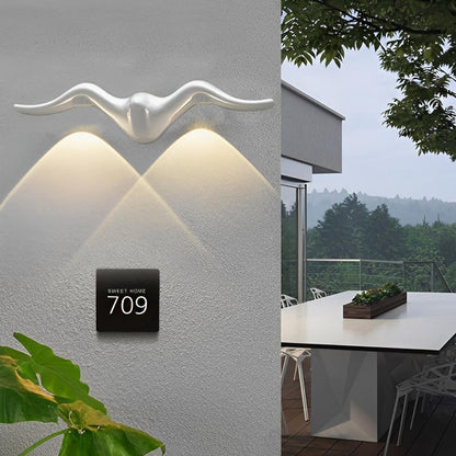 Auralith Butterfly Shape LED Outdoor Wall Lamp – Artistic Garden Wall Light for Ambient Illumination