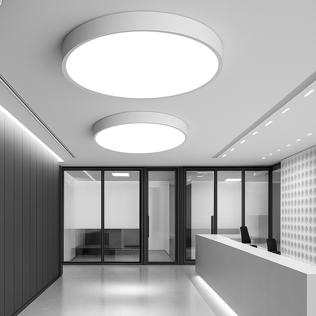 Brixin Modern Flush Mount Ceiling Light – Dimmable LED Fixture for Versatile Lighting