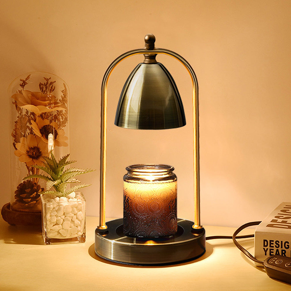 Velmora Iron Candle Warming Lamp – Dimmable Timer Wax Melter for Safe Aromatherapy Ambience