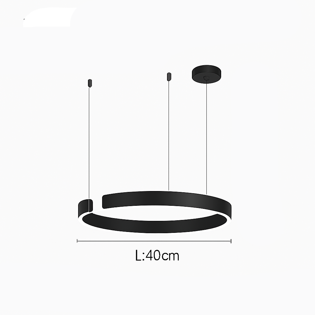 Arlina Modern Round LED Pendant Light for Elegant Home Ambiance
