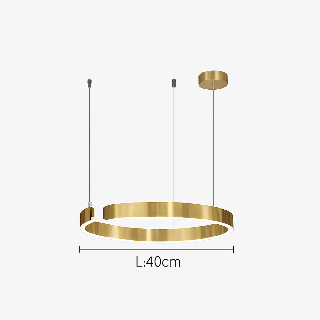 Arlina Modern Round LED Pendant Light for Elegant Home Ambiance