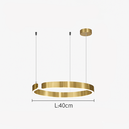 Arlina Modern Round LED Pendant Light for Elegant Home Ambiance