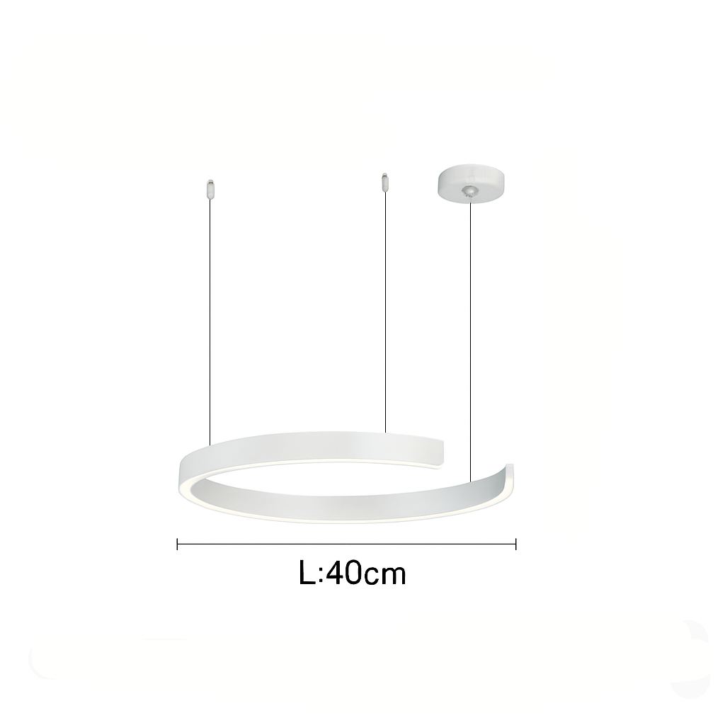 Arlina Modern Round LED Pendant Light for Elegant Home Ambiance