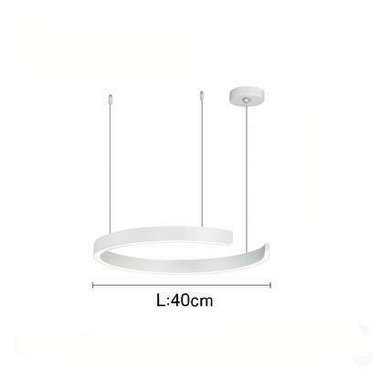 Arlina Modern Round LED Pendant Light for Elegant Home Ambiance