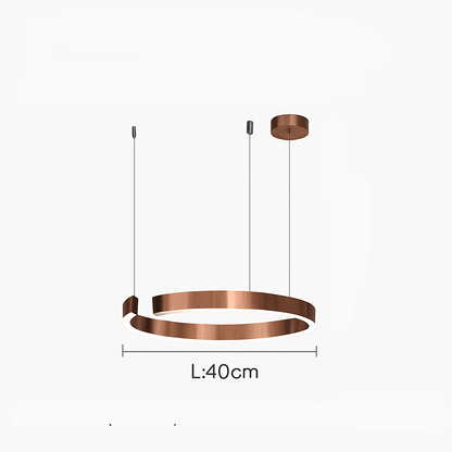 Arlina Modern Round LED Pendant Light for Elegant Home Ambiance