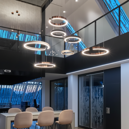 Arlina Modern Round LED Pendant Light for Elegant Home Ambiance