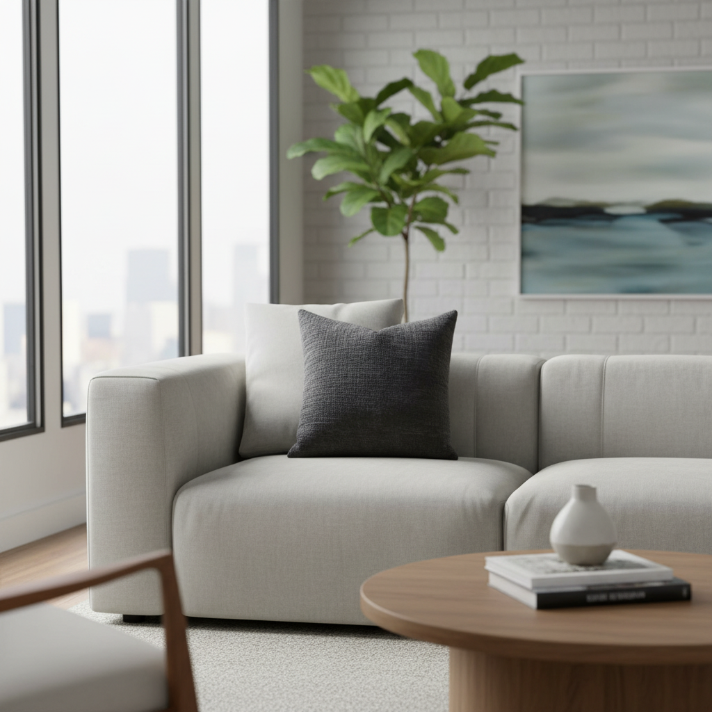 Chenille Cushion Cover - Decorative Home Accent 40-50 cm