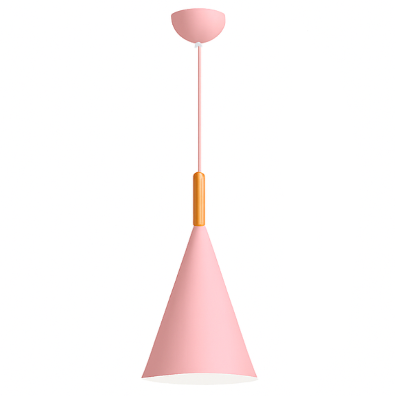 Lunaro Conical Pendant Light – Modern Metal and Wood Kitchen Fixture