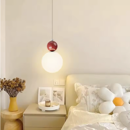 Orivana Bauhaus Pumpkin Pendant Light – Modern Artistic Ceiling Lamp for Elegant Interiors