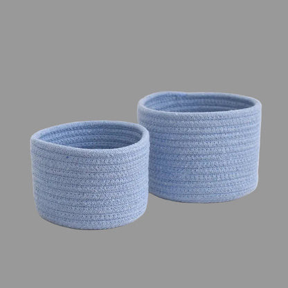 Cotton Rope Woven Storage Basket | Eco-Friendly Organizer
