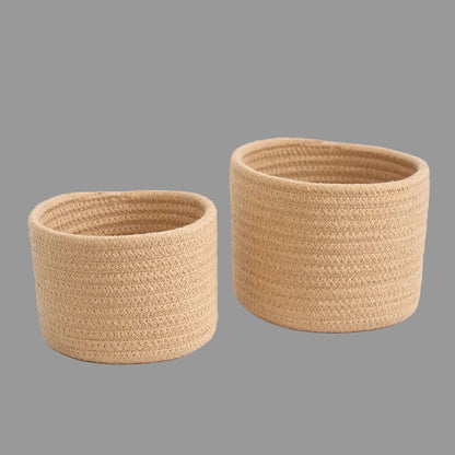 Cotton Rope Woven Storage Basket | Eco-Friendly Organizer