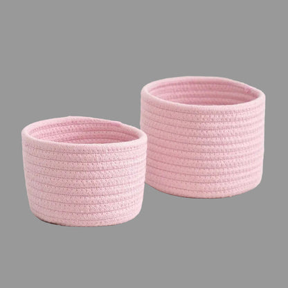 Cotton Rope Woven Storage Basket | Eco-Friendly Organizer