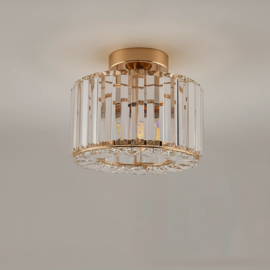 Vistara Elegant Crystal Ceiling Lamp Stunning Flush Mount Home Lighting