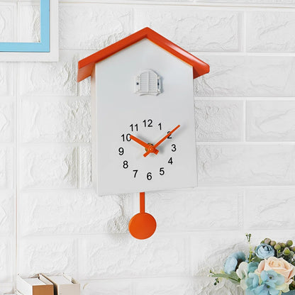 Kavaro Modern Wall Clock with Minimalist Bird Home Decor Design