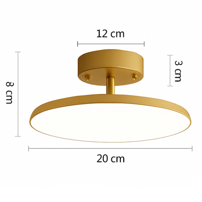 Mahlia Modern Flush Mount Ceiling Light – Rotatable LED Design for Versatile Illumination