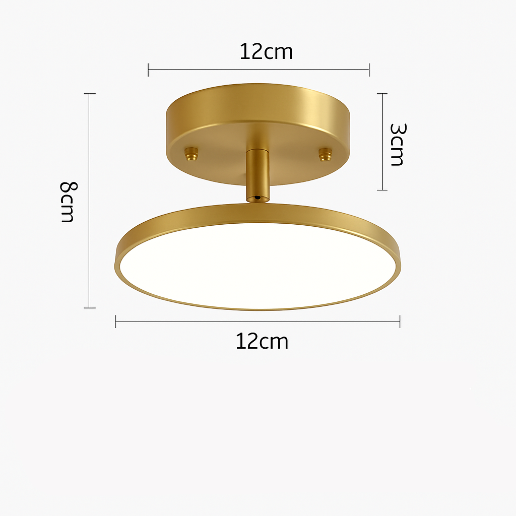 Mahlia Modern Flush Mount Ceiling Light – Rotatable LED Design for Versatile Illumination