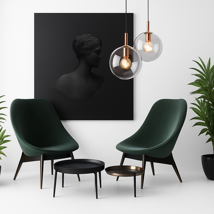 Calvira Hanging Glass Wall Light – Modern Decorative Sconce for Elegant Interiors
