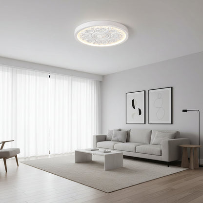 Helion Modern Ceiling Light – LED Flush Mount Fixture for Elegant Spaces
