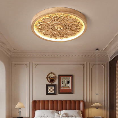 Helion Modern Ceiling Light – LED Flush Mount Fixture for Elegant Spaces