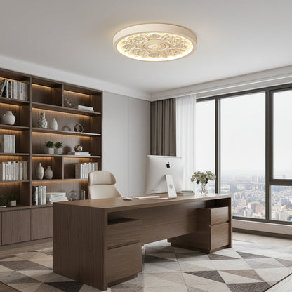 Helion Modern Ceiling Light – LED Flush Mount Fixture for Elegant Spaces