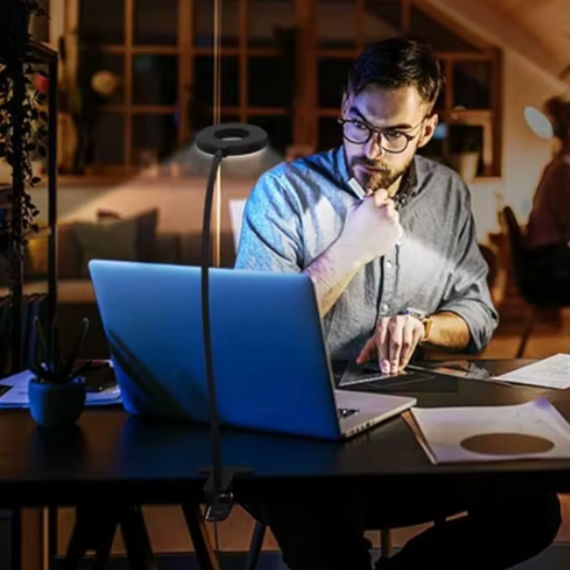 Virelon Student LED Desk Lamp – Adjustable Brightness Eye Comfort Lighting