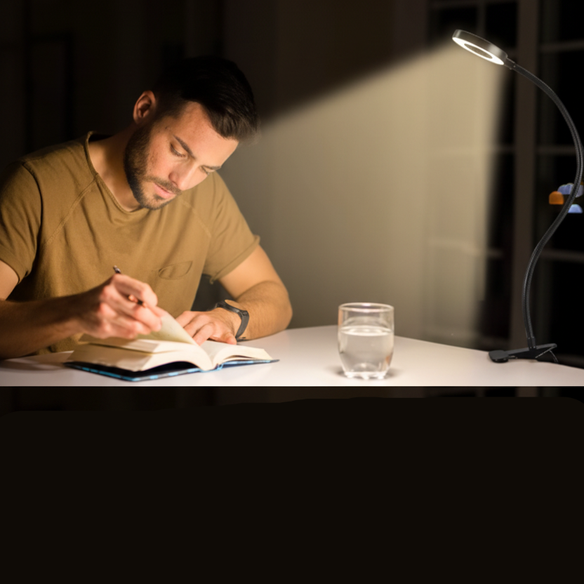 Virelon Student LED Desk Lamp – Adjustable Brightness Eye Comfort Lighting